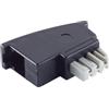 1aTTack.de 1x - Adattatore telefonico da spina TAE N a presa Western RJ11 6/4