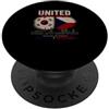 South Korea Czech Republic Unity Friends Uniti Oltre i confini Corea del Sud Repubblica Ceca Due Nazioni PopSockets PopGrip Adesivo