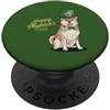 Kangal Puppy Lover PS Felice giorno di San Pawtrick - Kangal San Patrizio zampa PopSockets PopGrip Adesivo