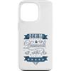 Festa in jeans blu da cowgirl western in Custodia per iPhone 13 Pro Denim e diamanti stile western cowgirl glam per donna uomo