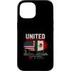 USA Mexico Unity Friendship Heritage Pri Custodia per iPhone 15 United Beyond Borders USA Messico Due Nazioni Una Amicizia