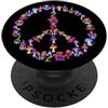 InGENIUS Peace Signs Segno Pace Fungo Retrò '60 '70 Costume Hippie Cottagecore PopSockets PopGrip Adesivo