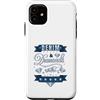Festa in jeans blu da cowgirl western in Custodia per iPhone 11 Denim e diamanti stile western cowgirl glam per donna uomo