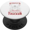 Funny Truck Driver Trucker Apparel Truck Driver To Be Called A Trucker Funny Trucking Dad PopSockets PopGrip Adesivo