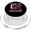 Funny Truck Driver Trucker Apparel I'm The Crazy Lady Who Drives Big Trucks Funny Trucker PopSockets PopGrip per MagSafe