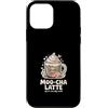 Cute Coffee Moo Cha Latte Custodia per iPhone 12 mini Moo Cha Latte Morbido Ma Emotivamente instabile
