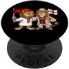 English Moroccan Heritage Marocco Inghilterra Regno Unito Maroccana Britanniche PopSockets PopGrip Adesivo