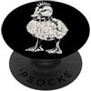 Punk Duck Studio Colletto a spillo con grafica punk a forma di anatroccolo, motivo: anatroccolo PopSockets PopGrip Adesivo