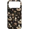 Spooky Ghost and Cat in a Bathroom Custodia per iPhone 17 Pro Max Gatto fantasma gotico floreale spettrale bagno vintage occulto