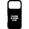 Museum Curator Museum Designs Custodia per iPhone 17 Pro ID piuttosto guardare l'arte