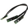 KALEA-INFORMATIQUE Cavo di prolunga duplicatore Riser PCIe Gen 4.0 x16 verso biforcazione 2 porte x8 velocità 32 GB/s in Gen4