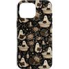 Spooky Ghost and Cat in a Bathroom Custodia per iPhone 16 Pro Max Gatto fantasma gotico floreale spettrale bagno vintage occulto