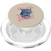 Sarcastic Feral Funny Delight Humor Vint Divertente gatto sarcastico prima di tutto I'm A Delight Retro anni '80 '90 PopSockets PopGrip per MagSafe