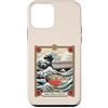TOKYO WAVES Japanese Ramen Great Wave Ae Custodia per iPhone 12 mini Giappone Ramen Bowl Surfing Great Wave Off Kanagawa Tarocchi
