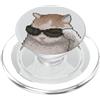 PopSockets - Impugnatura per telefono a forma di gatto, motivo: gatto pixel PopSockets PopGrip per MagSafe