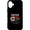 South Korea South Africa Unity Friendshi Custodia per iPhone 16 Plus Uniti oltre i confini Corea del Sud Sud Africa Due Nazioni