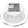 Patriotic Retirement 2028 Bandiera americana vivente del sogno in pensione 2028 PopSockets PopGrip per MagSafe