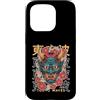 TOKYO WAVES Oni Mask Designs Custodia per iPhone 15 Pro Maschera giapponese del diavolo Yokai del diavolo Hannya Giappone Oni