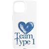 Diabetes Awareness Designs Custodia per iPhone 15 Team Type 1 Supporto per la sensibilizzazione al diabete