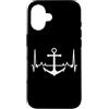 Segeln Anker Herzschlag Meer Angeln Custodia per iPhone 16 Ancora battito cardiaco mare pesca vela