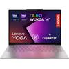 Lenovo Yoga Slim 7i Aura Edition Copilot+ PC Notebook 14'' OLED, Intel Core Ultra 5 226V, 16GB RAM LPDDR5X, 512GB SSD, WiFi 7, Windows 11 Home, Laptop Sottile per Lavoro, Studio e Creatività