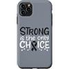 Skin Cancer Awareness Cancer Ribbons Custodia per iPhone 11 Pro Max Pelle Cancro Consapevolezza Nastro Sopravvissuto Nero Melanom Chemo