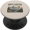 North Carolina USA Outdoor Vintage Carolina del Nord PopSockets PopGrip Adesivo