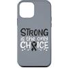 Skin Cancer Awareness Cancer Ribbons Custodia per iPhone 12 mini Pelle Cancro Consapevolezza Nastro Sopravvissuto Nero Melanom Chemo