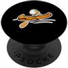 Dragon boat canoa anatra Dragon boat canoa canoa pagaia anatra di fiume in canoa PopSockets PopGrip Adesivo