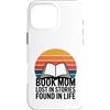 Reading Father Bookworm Dad Literature L Custodia per iPhone 16 Pro Max Libro papà perso in storie trovate nel lettore di vita