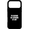 Museum Curator Museum Designs Custodia per iPhone 17 Pro Max ID piuttosto guardare l'arte