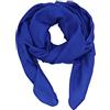 QUEEN HELENA Sciarpa Leggera Morbida Fina Casual Elegante Foulard Donna SC10 (Blu)
