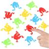 JSMTKJ 30 Pezzi Rana Che Salta Giocattolo Dito, Che Preme Divertente Che Rimbalza Rana di Pasqua Goody Bag Fillers per I Bambini (Colore Casuale)