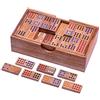 LOGOPLAY Domino Doppio 12 - Gioco di società in legno con 91 pietre