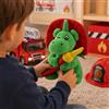 Sweety Toys Drago XL GRISU 20 cm con tubo antincendio, mascotte peluche circa 20 cm
