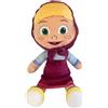 CARTOON Peluche Masha Masha e Orso 70 cm Gigante 50 cm Seduta Pupazzo Morbido 100% Poliestere con Vestito Iconico Giocattolo per Bambini Idea Regalo
