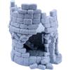 3D Vikings Miniatura torre in rovina, scenario del terreno per wargame da tavolo, scala 28 mm, 3D Vikings