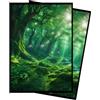 Paramint Green Mana Bustine protettive per carte MTG - 100 bustine TCG di dimensioni standard - Compatibili con Magic The Gathering, Lorcana - Doppia bustina - Design artistico originale