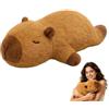 CLIUNT Peluche Capybara, 48cm Giocattolo Peluche Capibara Super Morbido, peluches XXL per sonno e relax, Cuscino Decorativo Carino a Forma di Capybara