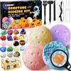 ITMNMNL Kit di Scavo del Gemme,20 Naturale e Cristalli,Cristallo,Gemme Esperimenti Scientifici per Bambini,Divertente ed Educativo Giochi per Bambini Regalo,Caccia al Tesoro Lunare