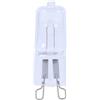 Marhynchus 10 PZ G9 40 W JCD Tipo Lampadina Alogena 220 V Giallo Caldo Vetro Cristallo Lampadina Alogena 2900 K Lampada Alogena Equivalente per Lampadario, Illuminazione Ventilatore a Soffitto