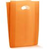 I COUNT CALCOLATRICI 50 Buste shopper in plastica HD 50x70cm + 10cm di soffietto spessore superiore 60my (arancio)