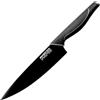 Nirosta Coltello Chef, Linea Wave in acciaio inossidabile con rivestimento antiaderente nero 17cm