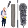 Prestige Home Spolverino Telescopico Ultra Sottile Con Spazzola Flessibile Allungabile per Pulire Polvere, PH002