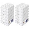 Horeca Candles - Candele a Colonna Bianche - Ø 4 x 7 cm - Set da 240 Candele Decorative - Lunga Durata 12 Ore - Cero Inodore - Cera di Paraffina