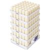 Horeca Candles - Candele a Colonna Avorio - Ø 4 x 7 cm - Set da 120 Candele Decorative - Lunga Durata 12 Ore - Cero Inodore - Cera di Paraffina