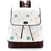 Y-DSIWX Regalo di compleanno e motivo a pois da donna, zaino per computer portatile, in pelle PU, zaino alla moda zaino da viaggio borsa a tracolla, Multicolore 10., 27x12.3x32cm