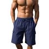 Generic Pantaloncini Cargo Uomo Casual in Cotone Pantaloni Corti Estivi da Esterno Elastico in Vita Cordino Classici Bermuda Chino Elasticizzati da Lavoro con 6 Tasche