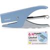 Colourbook Kit Cucitrice A Pinza Con 1000 Punti Metallici 6/4, Set Ufficio Scuola Casa, Spillatrice In Metallo Ergonomica, Fino A 10 Fogli, Varianti Colore Assortite (Avion)