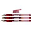 Pilot Set di 3 penne a sfera G1 GRIP punta larga inchiostro gel rosso